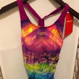 Never used, with tag Speedo Endurance One Piece